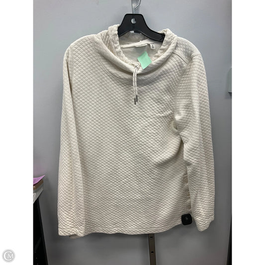 Sweatshirt Collar By L.l. Bean In Cream, Size: M