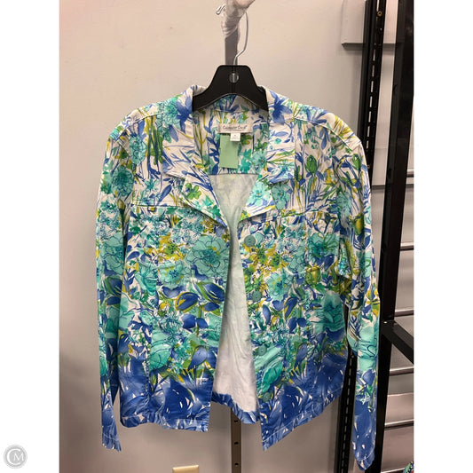 Jacket Other By Coldwater Creek In Blue & Green, Size: Xl