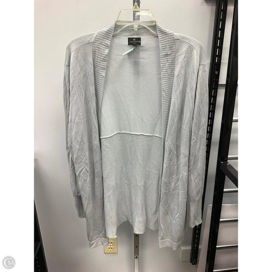 Cardigan By Worthington In Grey, Size: Xxl