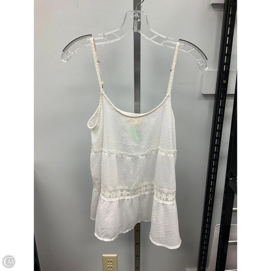 Top Sleeveless By Hollister In White, Size: Xs