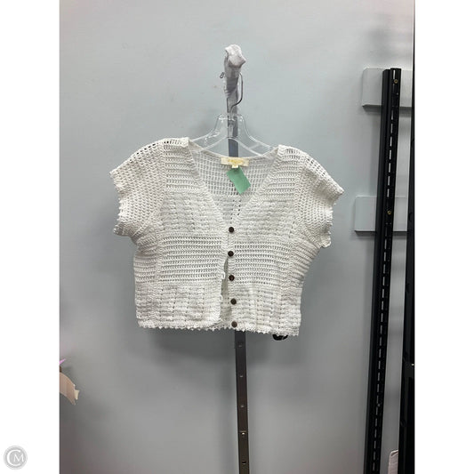 Top Short Sleeve By Rebellion In White, Size: S