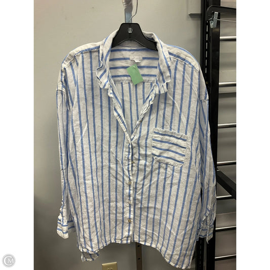 Top 3/4 Sleeve By J. Jill In Striped Pattern, Size: 3x