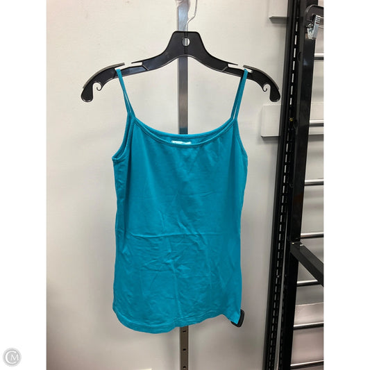 Tank Top By Allen Allen In Blue, Size: M