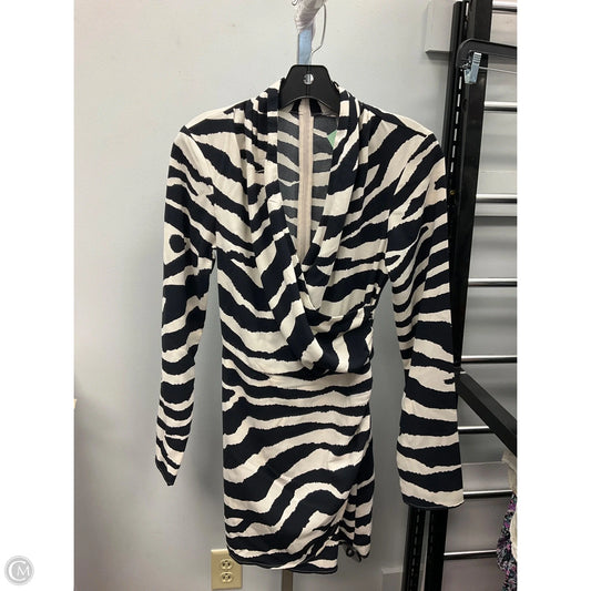 Dress Casual Midi By H&m In Zebra Print, Size: Xs