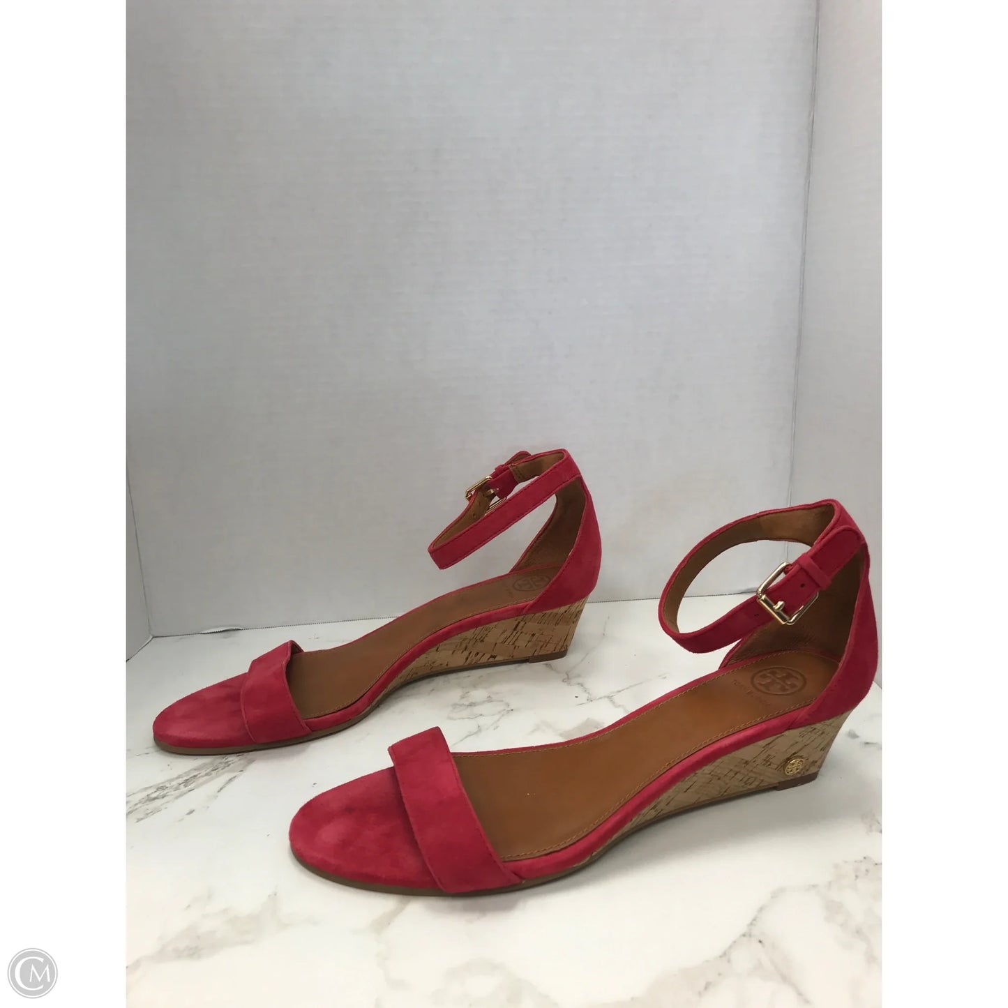 Sandals Designer By Tory Burch In Pink, Size: 11