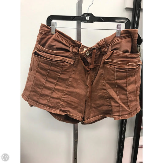 Shorts By Clothes Mentor In Brown, Size: 18
