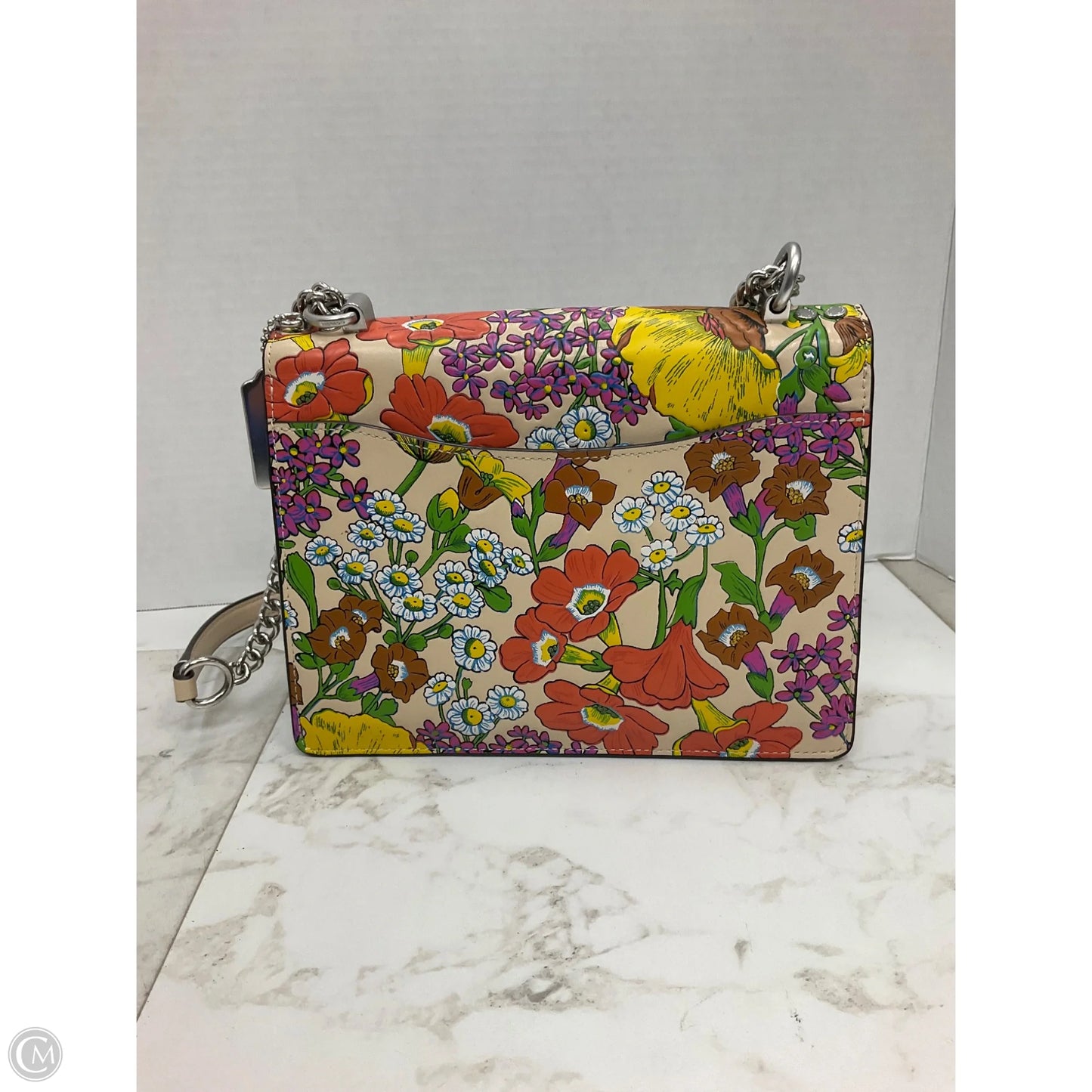 Crossbody Designer By Coach, Size: Medium