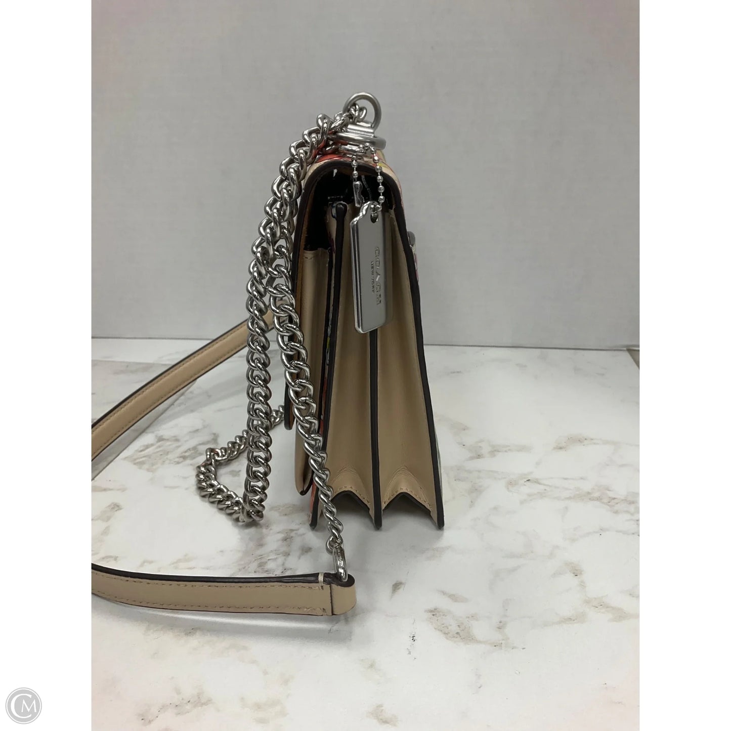 Crossbody Designer By Coach, Size: Medium