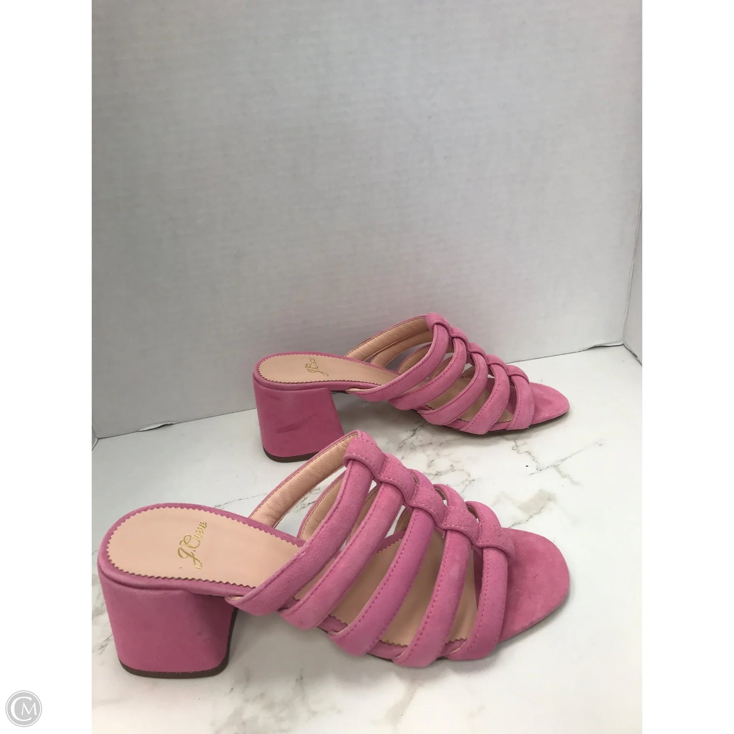 Sandals Heels Block By J. Crew In Pink, Size: 8