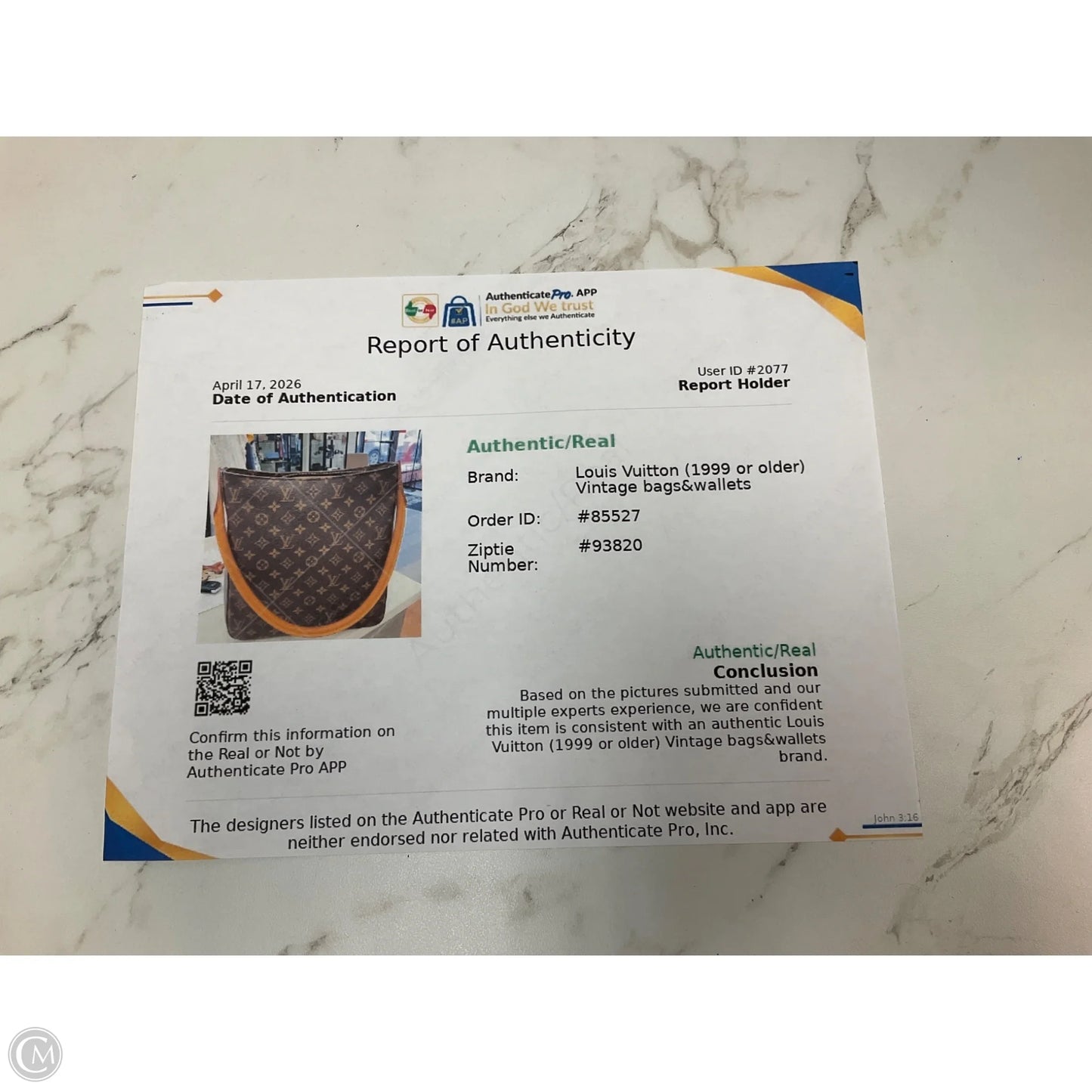 Handbag Luxury Designer By Louis Vuitton, Size: Large