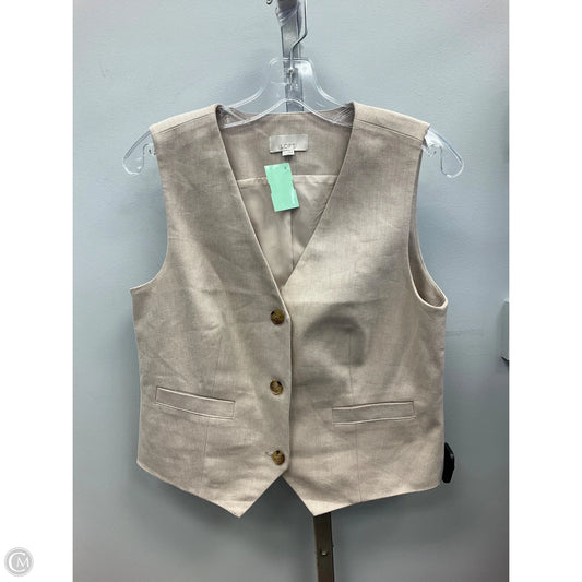 Vest Other By Loft In Tan, Size: S