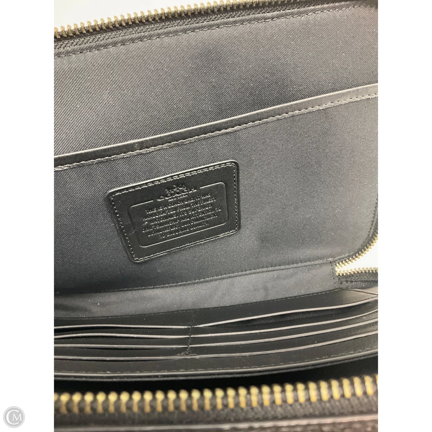 Makeup Bag Designer By Coach, Size: Large