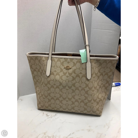 Tote Designer By Coach, Size: Medium
