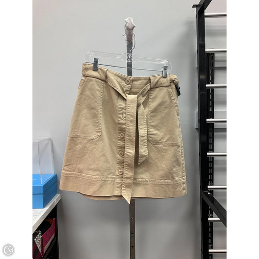 Skirt Mini & Short By Lands End In Tan, Size: 10p