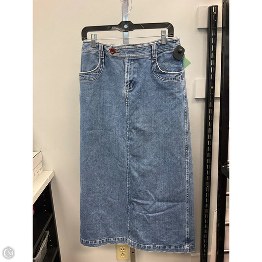 Skirt Maxi By Sonoma In Blue Denim, Size: 6