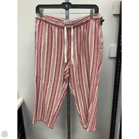 Pants Cropped By Keren Hart In Striped Pattern, Size: S