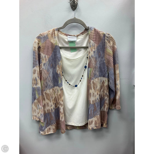 Top 3/4 Sleeve By Alfred Dunner In Multi-colored, Size: Sp