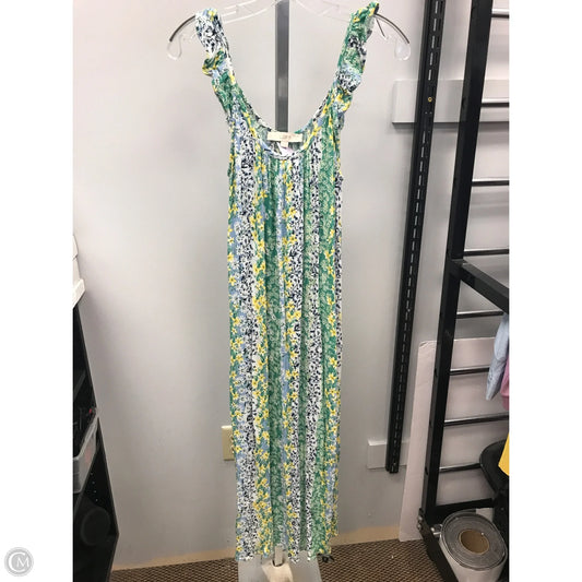 Dress Casual Midi By Loft In Multi-colored, Size: S