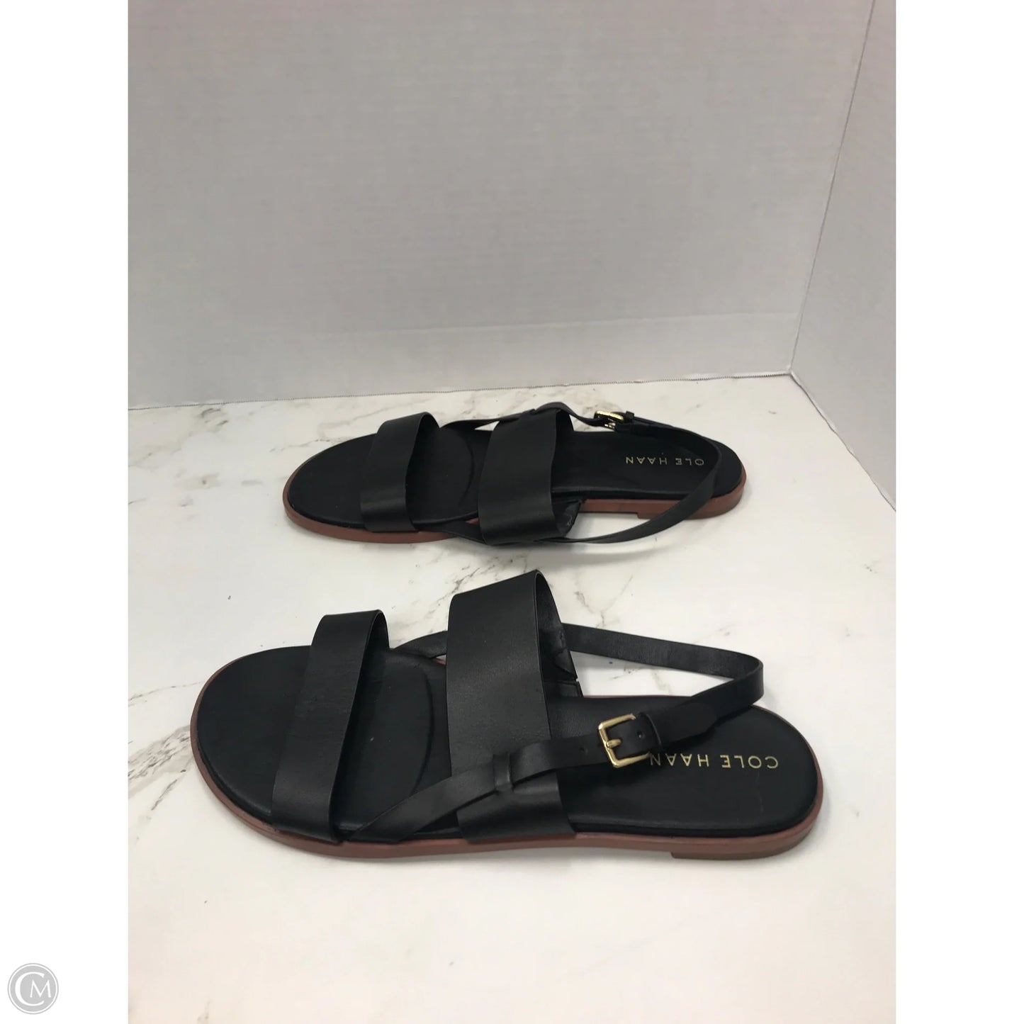 Sandals Flats By Cole-haan In Black, Size: 8.5