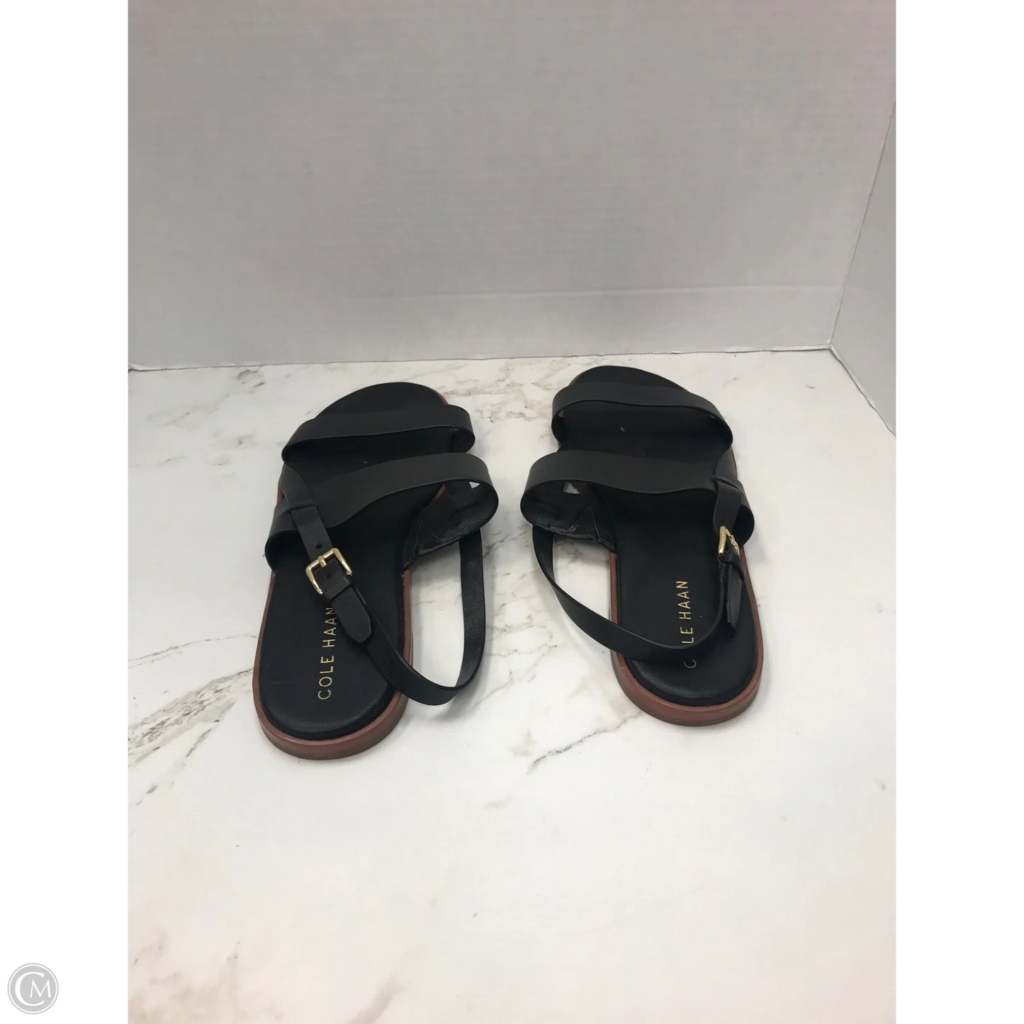 Sandals Flats By Cole-haan In Black, Size: 8.5