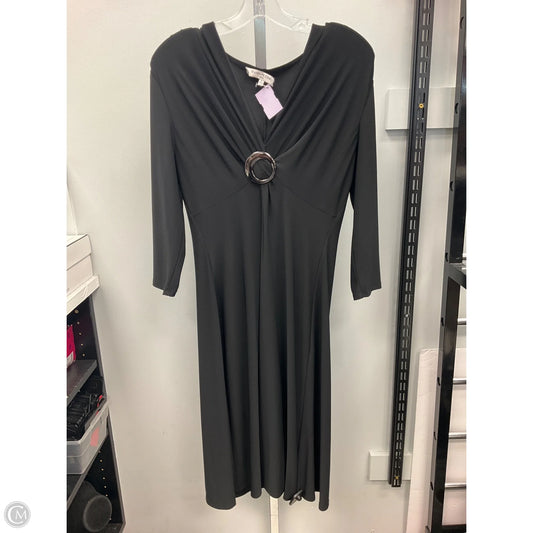 Dress Casual Midi By Evan-picone In Black, Size: 8