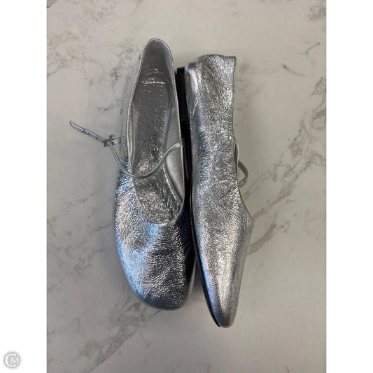 Shoes Designer By Tory Burch In Silver, Size: 9.5
