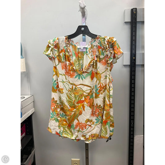 Top Sleeveless By Rose And Olive In Multi-colored, Size: Xl