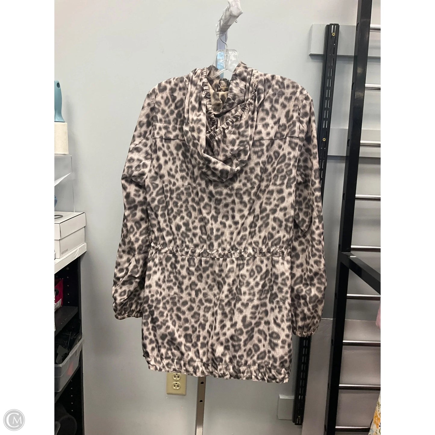 Coat Raincoat By Hawke & Co In Animal Print, Size: L