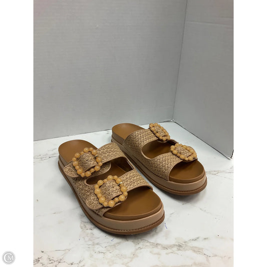 Sandals Flats By Bcbgeneration In Tan, Size: 10