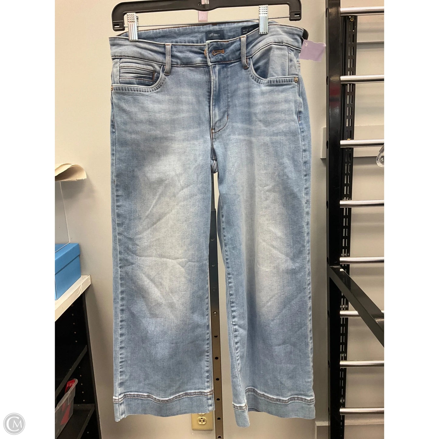Jeans Cropped By J. Jill In Blue Denim, Size: 4