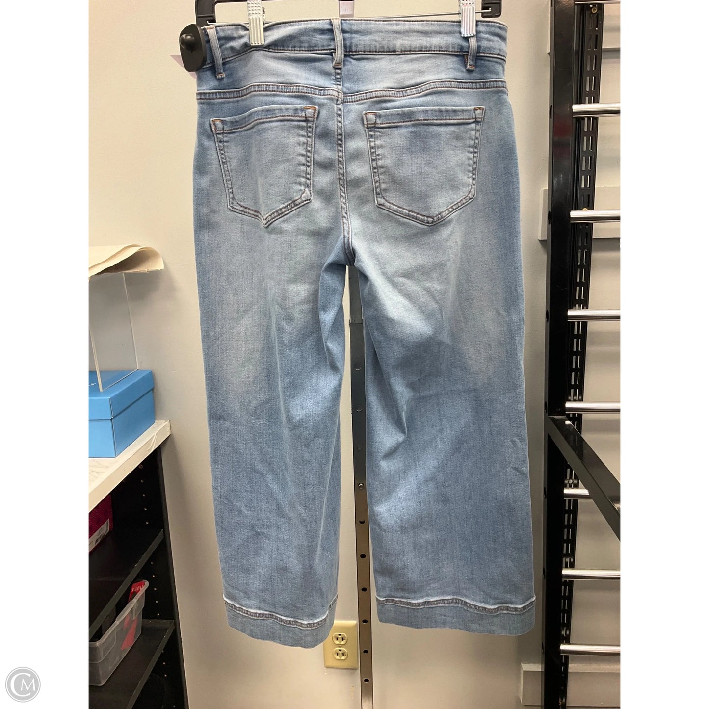 Jeans Cropped By J. Jill In Blue Denim, Size: 4