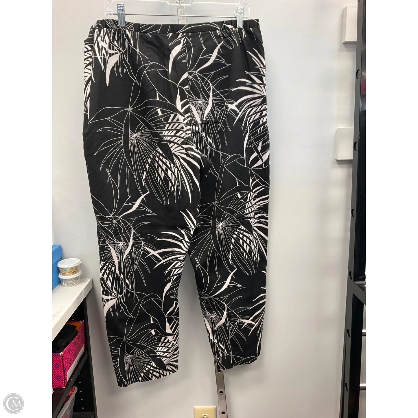 Pants Other By Chicos In Black & White, Size: Xl