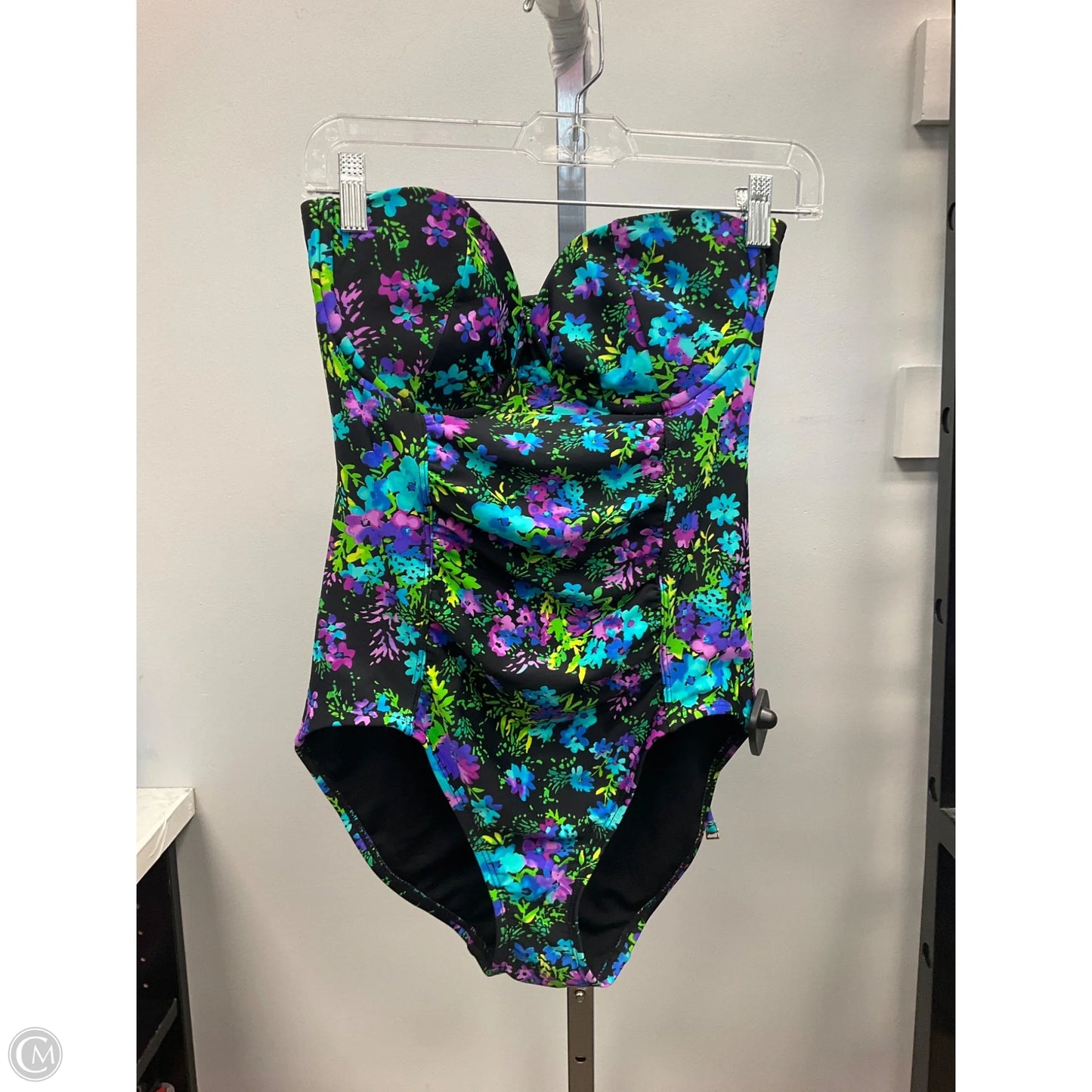 Swimsuit By Elle In Floral Print, Size: 12