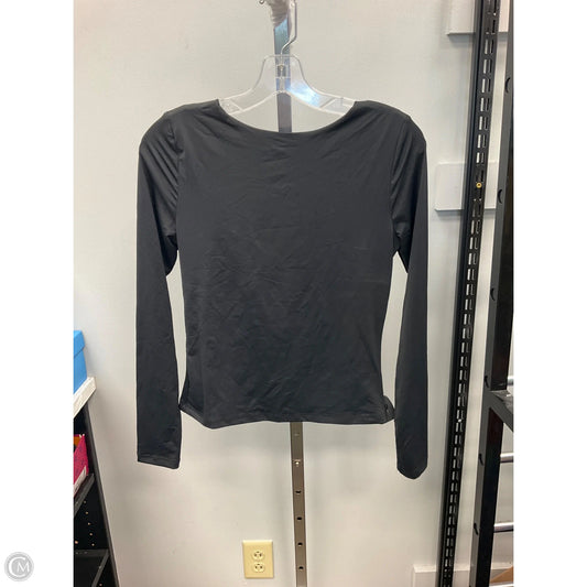 Top Long Sleeve By Pink Rose In Black, Size: M