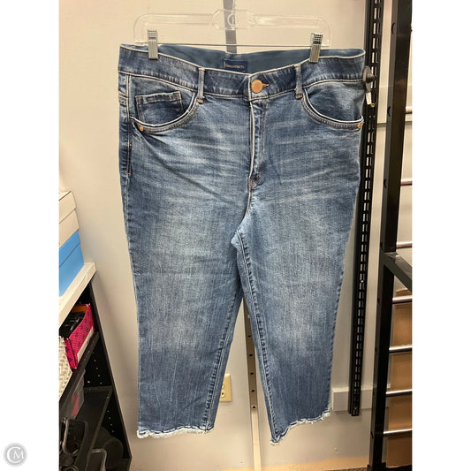 Jeans Cropped By Democracy In Blue Denim, Size: 16