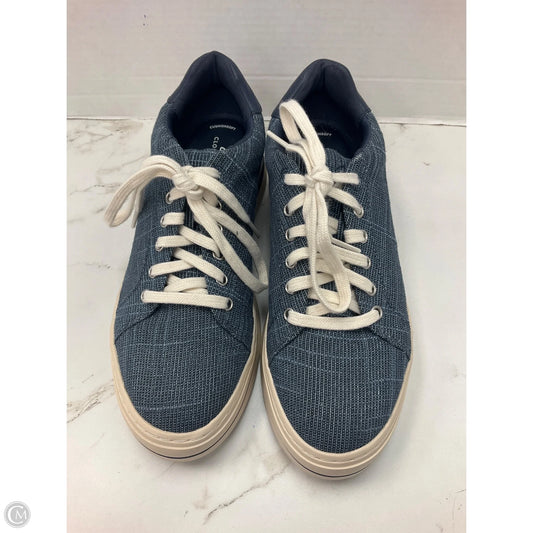 Shoes Sneakers By Clarks In Blue, Size: 8.5
