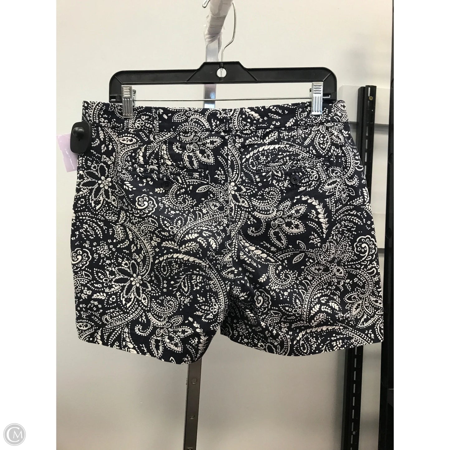 Shorts By Talbots In Blue & White, Size: 8p