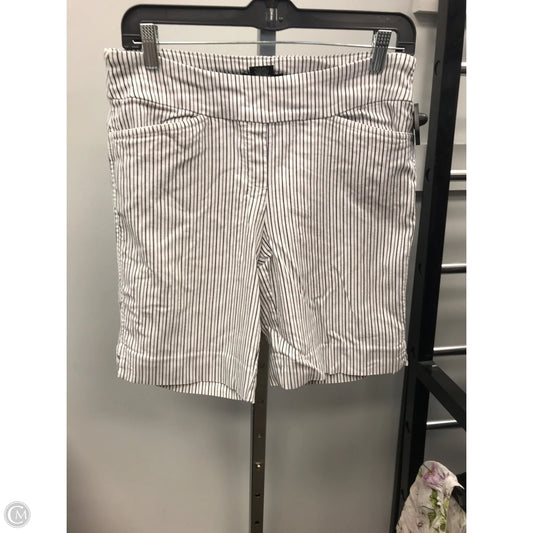 Shorts By Hilary Radley In Striped Pattern, Size: M