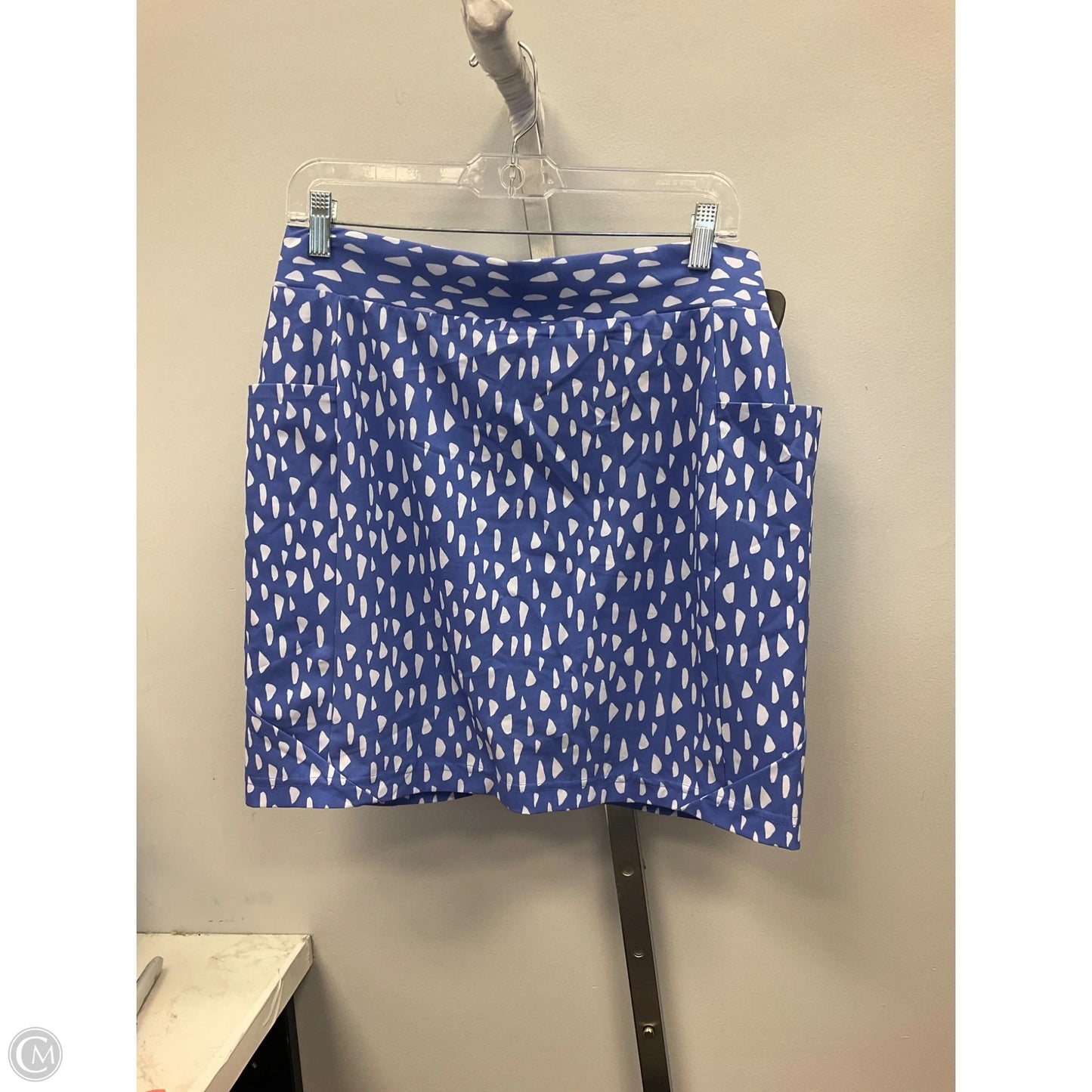 Skort By Chicos In Blue & White, Size: 4