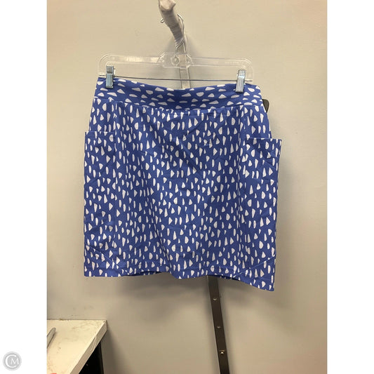 Skort By Chicos In Blue & White, Size: 4