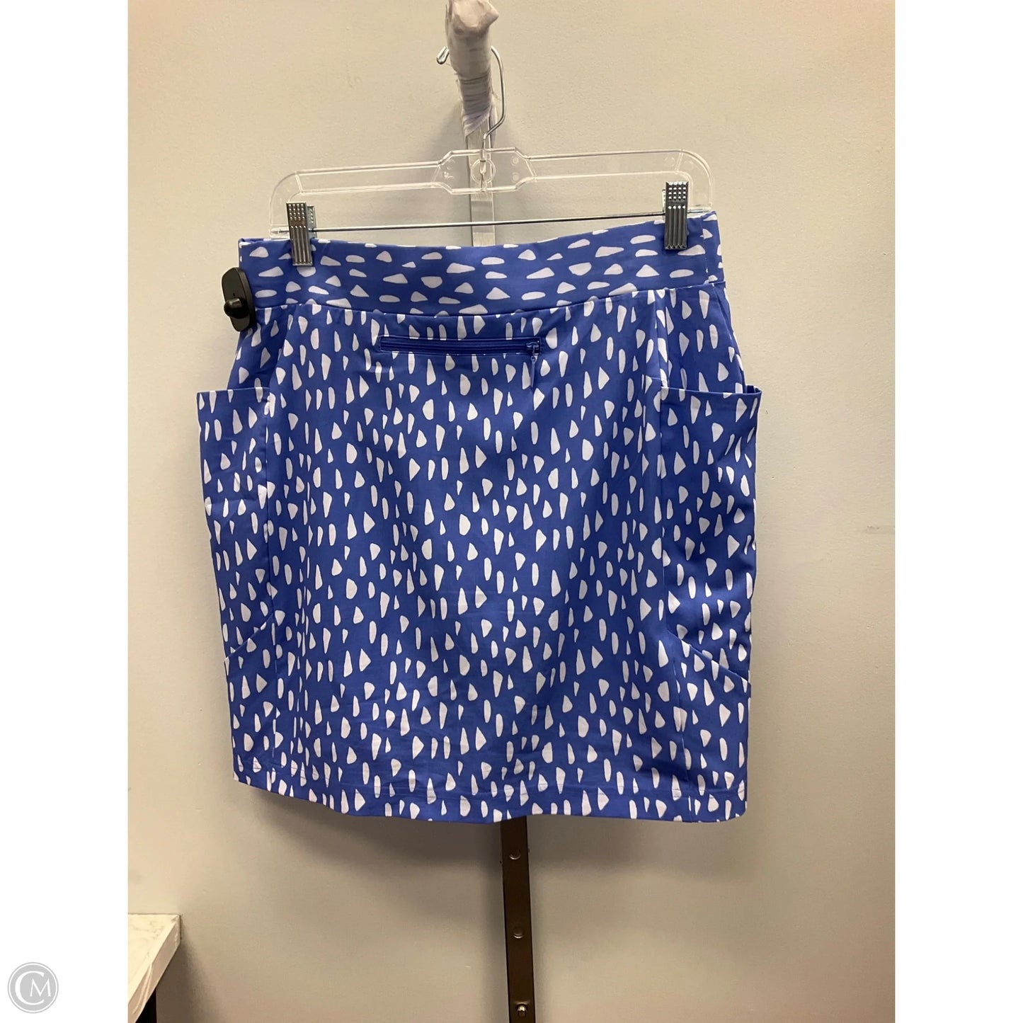 Skort By Chicos In Blue & White, Size: 4