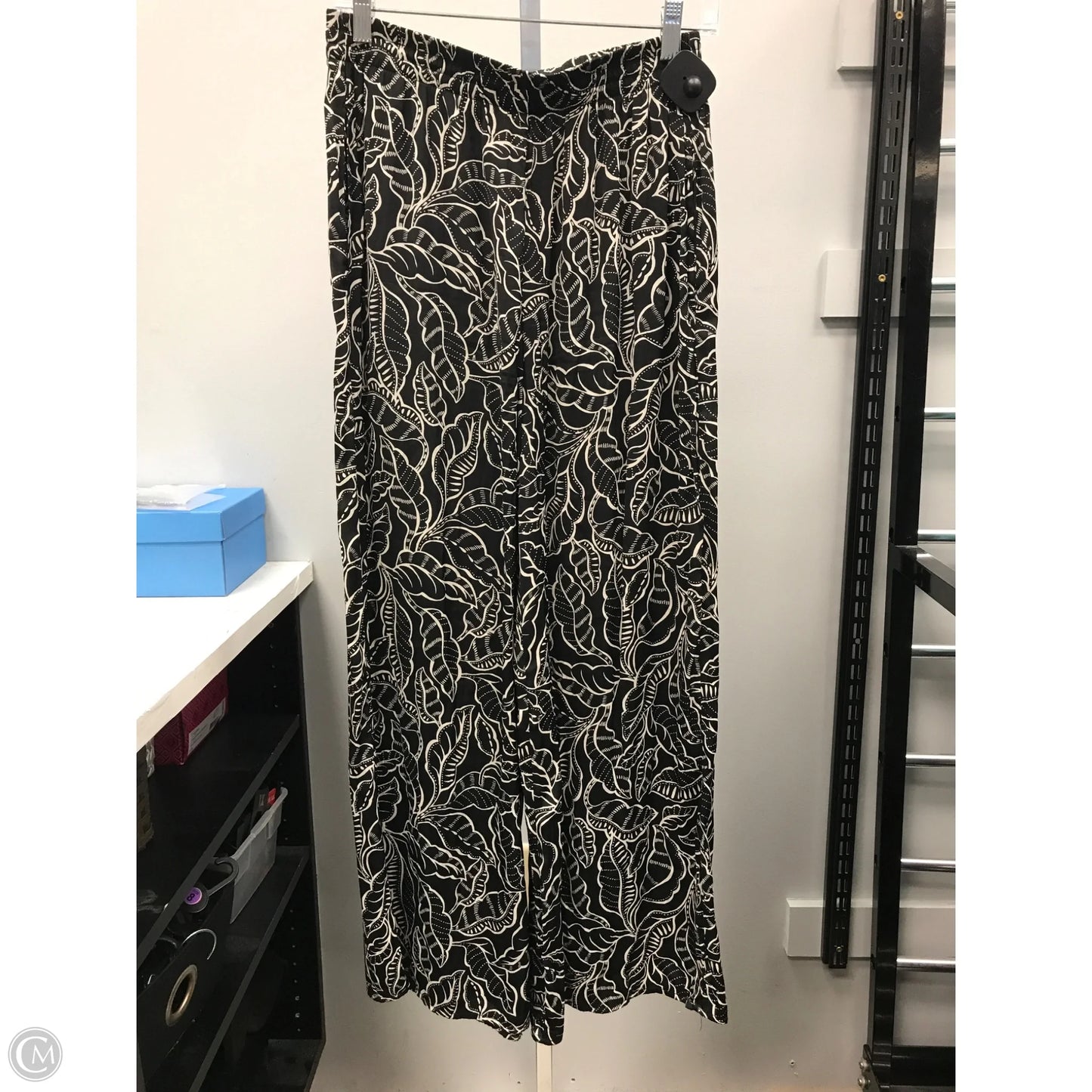 Pants Wide Leg By Philosophy In Black & Cream, Size: S