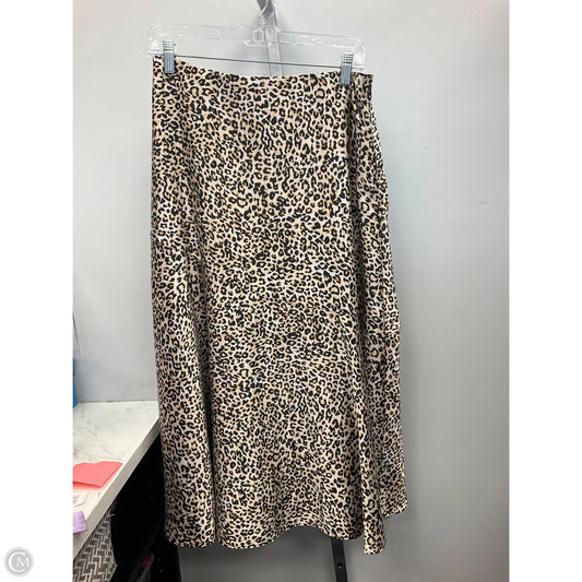 Skirt Midi By Chicos In Animal Print, Size: 4