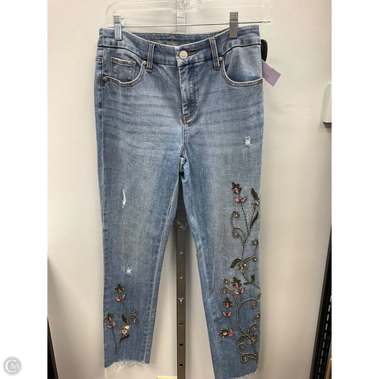 Jeans Skinny By Chicos In Blue Denim, Size: 2