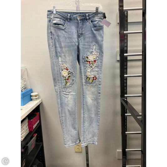Jeans Skinny By Joseph Ribkoff In Blue Denim, Size: 8