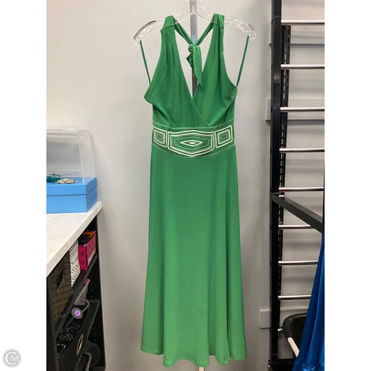 Dress Casual Midi By White House Black Market In Green, Size: 2