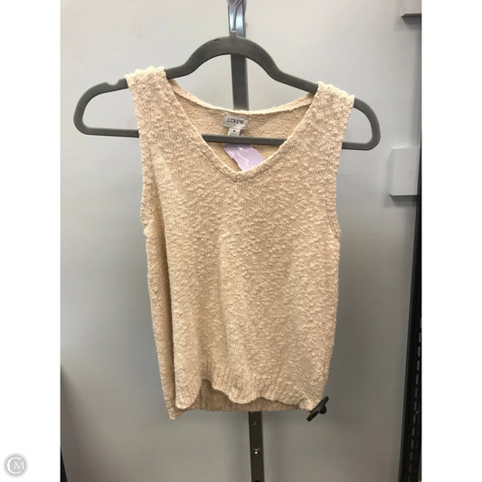 Top Sleeveless By J. Jill In Cream, Size: S