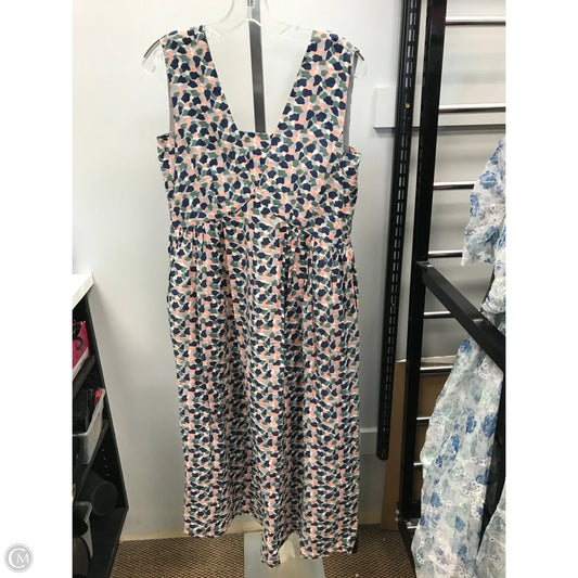 Dress Casual Midi By Cmc In Multi-colored, Size: S