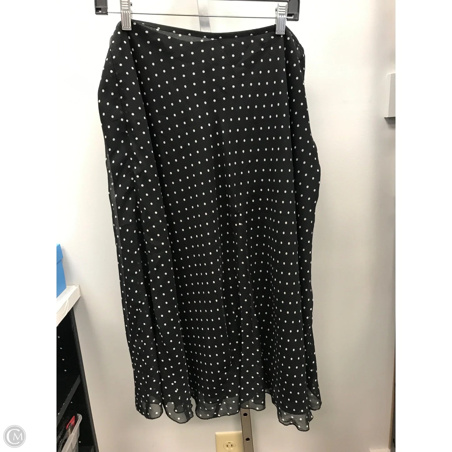 Skirt Midi By Dressbarn In Polkadot Pattern, Size: Xl