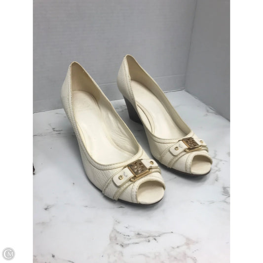 Shoes Designer By Tory Burch In Cream, Size: 11